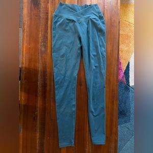 Alphalete Surface Path leggings with cross over front